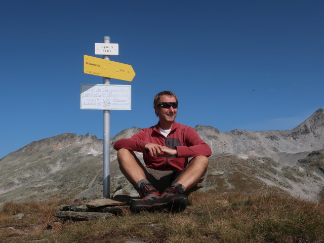 Ich am Liesgelespitz, 2.408 m (19. Sept.)