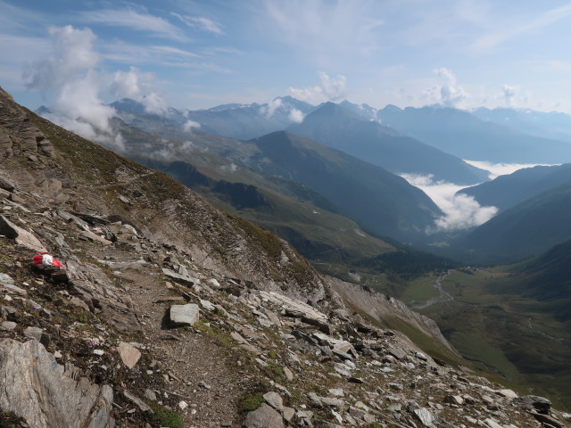 Hagener Weg zwischen Feldseescharte und Hagener Hütte (20. Sept.)