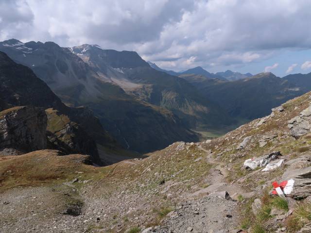 Weg 113 zwischen Hagener Hütte und Eselkar (20. Sept.)