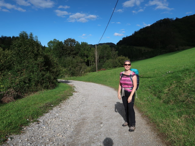 Sabine zwischen Schöngraben und Eibenberg