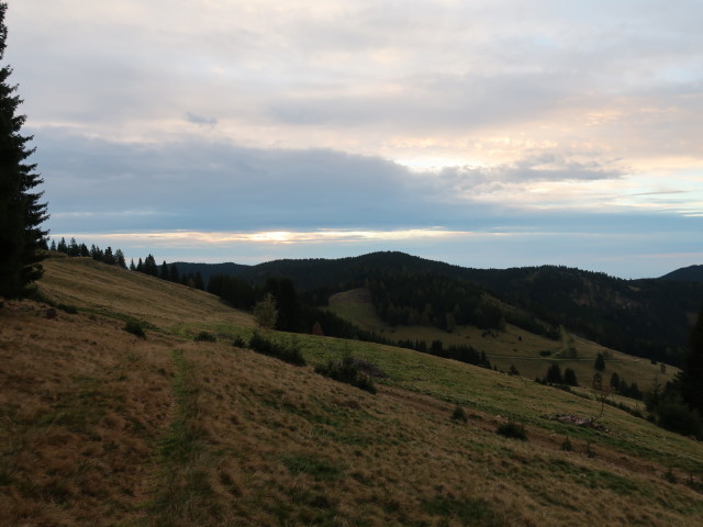 zwischen Steinplan und Krennsattel (10. Okt.)