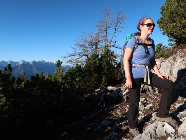 Sabine zwischen Gamskogel und Rohrauer Größtenberg (8. Nov.)