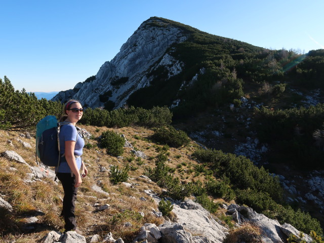 Sabine zwischen Gamskogel und Rohrauer Größtenberg (8. Nov.)