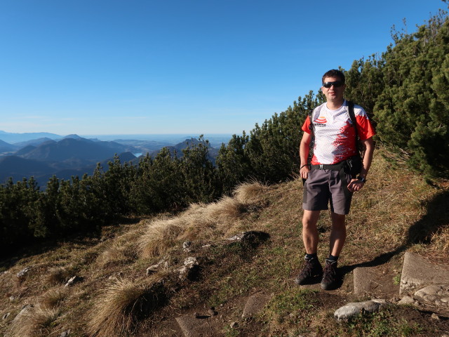 Ronald zwischen Himmelspforte und Bahnhof Schafbergalpe, 1.363 m