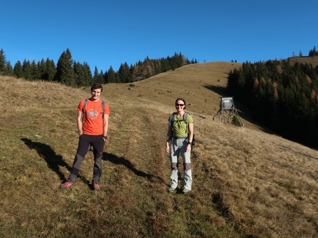 Christian und Carmen zwischen Feichtingshöhe und Eibelkogel