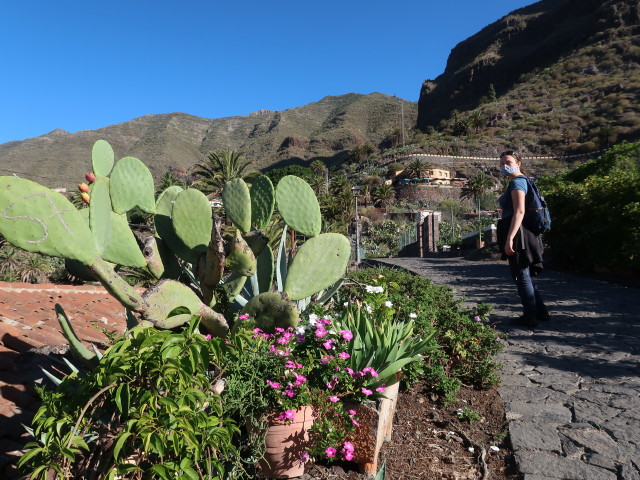 Sabine in der Casa Fidel in Masca (25. Nov.)