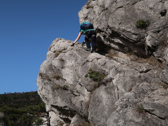 Sabine im schönen Quergang