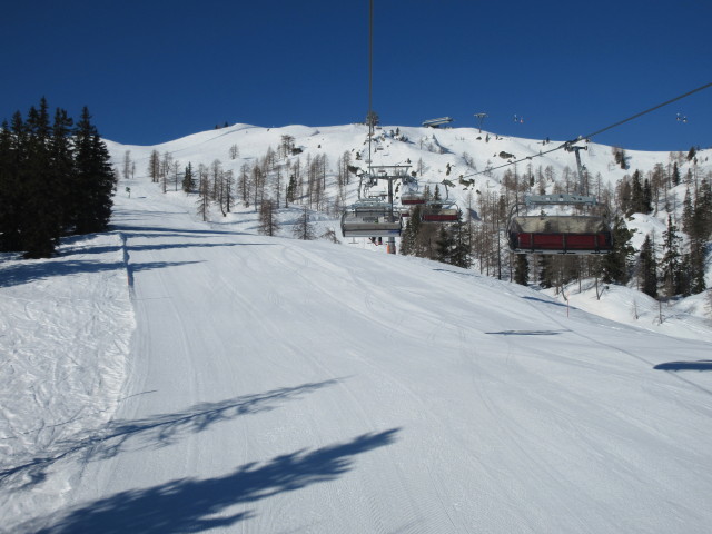 Lärchenboden-Abfahrt von der Madritschenbahn aus