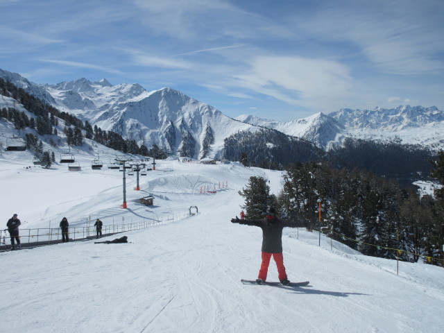 Markus auf der Piste 'Tracouet - Prarion' (22. März)