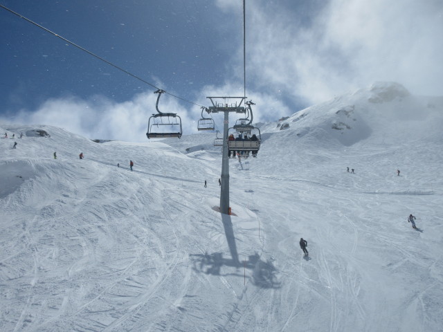 Télésiège débrayable Lac des Vaux 1 (27. März)