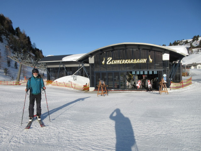 Ronald bei der Talstation der Zehnerkarbahn, 1.665 m