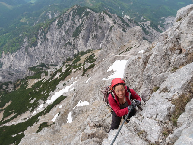 Südwandband-Klettersteig: Angela (5. Juni)