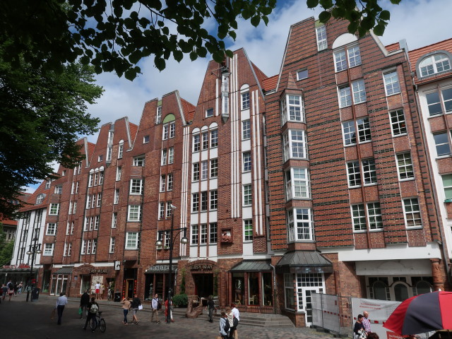 Fünf-Giebel-Haus in Rostock (22. Juni)