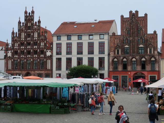 Marktplatz in Greifswald (24. Juni)