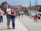 Ich und Sabine im Alten Hafen in Wismar (21. Juni)