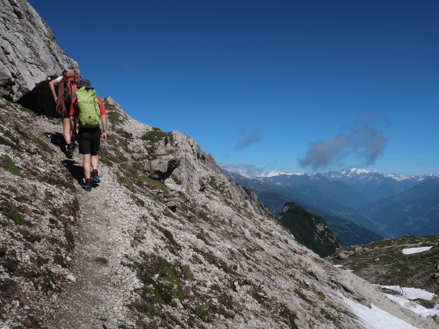 Josef und Gerald zwischen Laserzsee und Domeniggweg