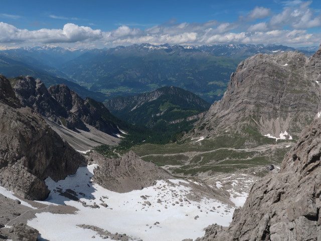vom Seekofel-Klettersteig Richtung Norden