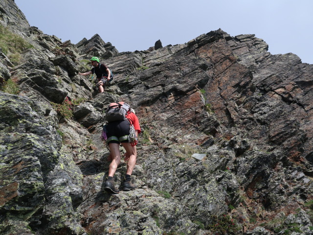 Raphael und Josef zwischen Kristallspitze und Rotwieland