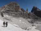 Aaron, Martin und Armin zwischen Rifugio Pedrotti und Cima Polsa (19. Juli)