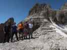 Ronald, Martin, ich, Aaron und Armin auf der Cima Polsa, 2.859 m (19. Juli)