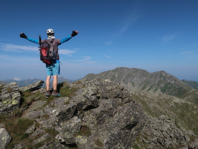 Herbert am Hirschkarlgrat, 2.282 m (24. Juli)