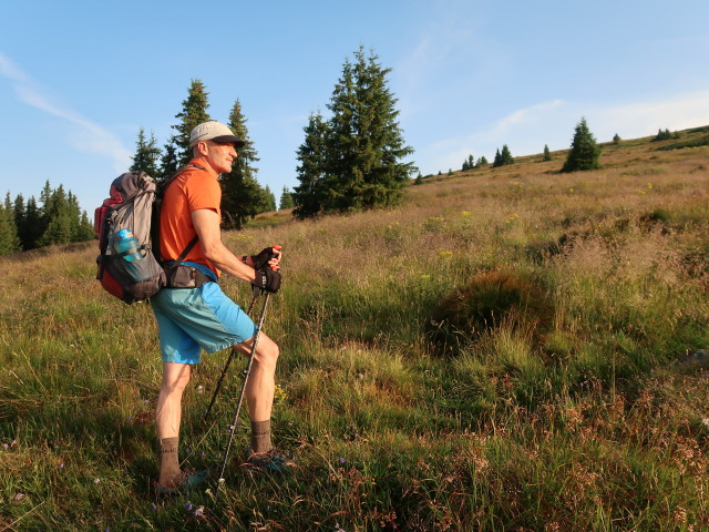 Herbert zwischen Kleinganghütte und Repenstein (25. Juli)