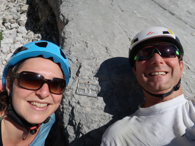 'Ulli, da Tanzbodn is insa': Sabine und ich beim Einstieg