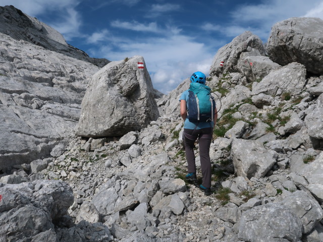 Sabine in der Grießkarscharte, 1.927 m