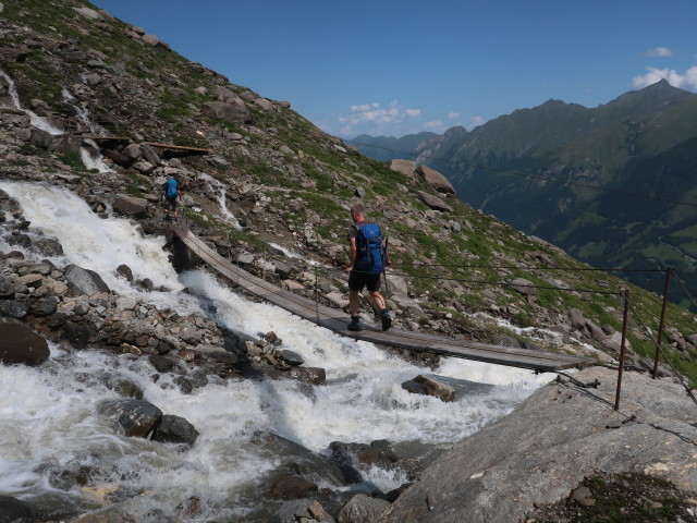 Erich und Frank am Mainzer Weg im Boggeneigraben (15. Aug.)