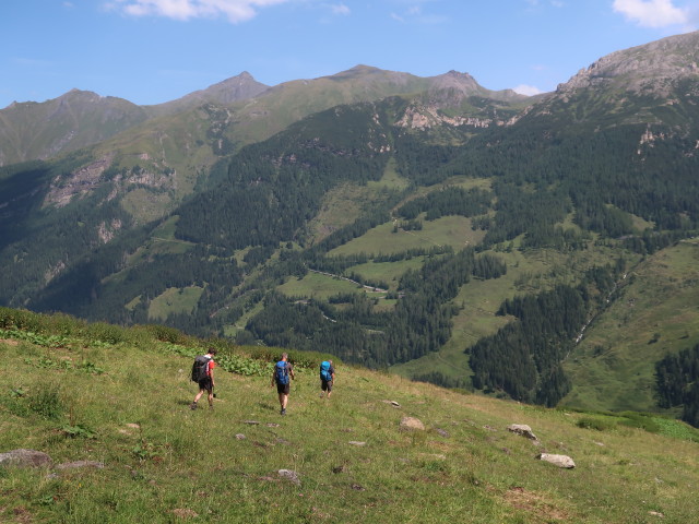 Ronald, Frank und Erich am Mainzer Weg auf der Rennsteineben (15. Aug.)