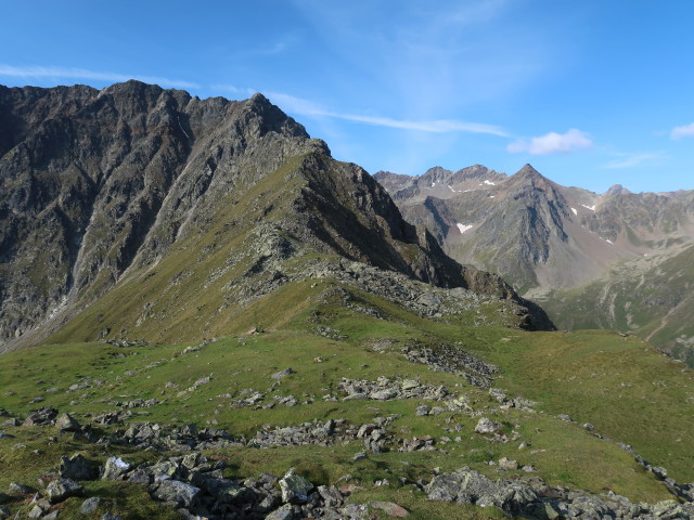 vom Mutenkogel Richtung Südwesten (21. Aug.)
