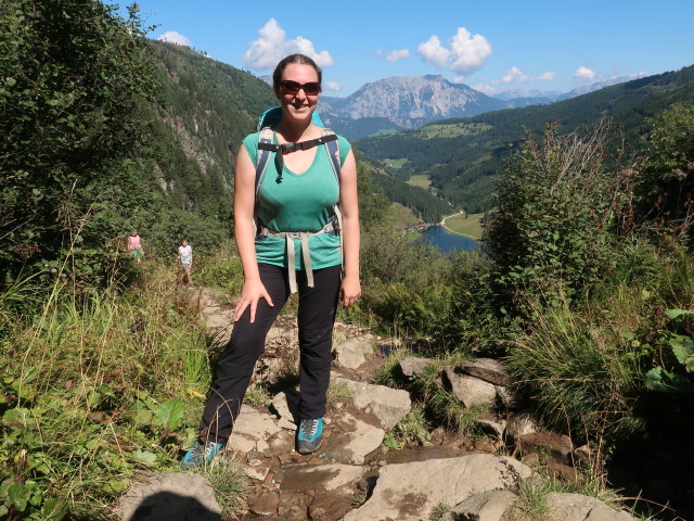Sabine zwischen Bodensee und Hans-Wödl-Hütte (4. Sep.)