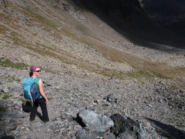 Sabine zwischen Greifenbergscharte und Lungauer Klaffersee (5. Sep.)