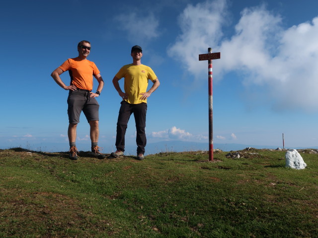 Ich und David am Knieps, 2.110 m