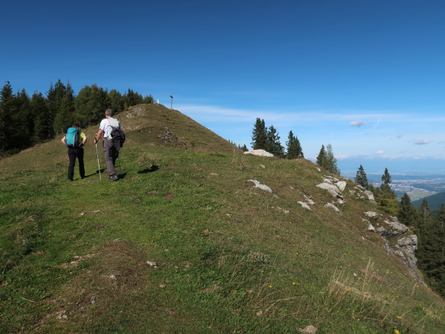 Sabine und Erich zwischen Dürrriegel und Erzkogel