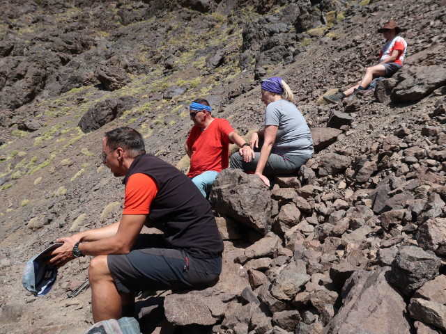 Hans-Jörg, Andreas, Petra und Ronald zwischen Azib n'Tzikert und Aguelzim (28. Sep.)