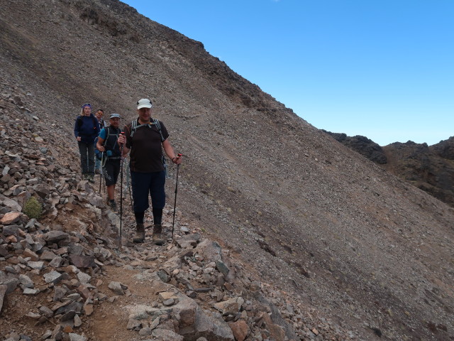 Petra, Andreas, Hans-Jörg und Lars zwischen Aguelzim und Montagne Abandonnée (28. Sep.)