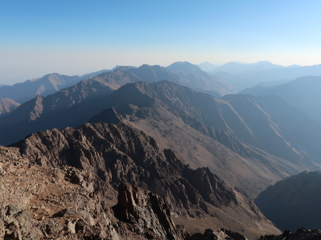 vom Jbel Toubkal Richtung Nordosten (29. Sep.)