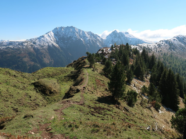 zwischen Spießnägeln und Rettensteinjoch (9. Okt.)