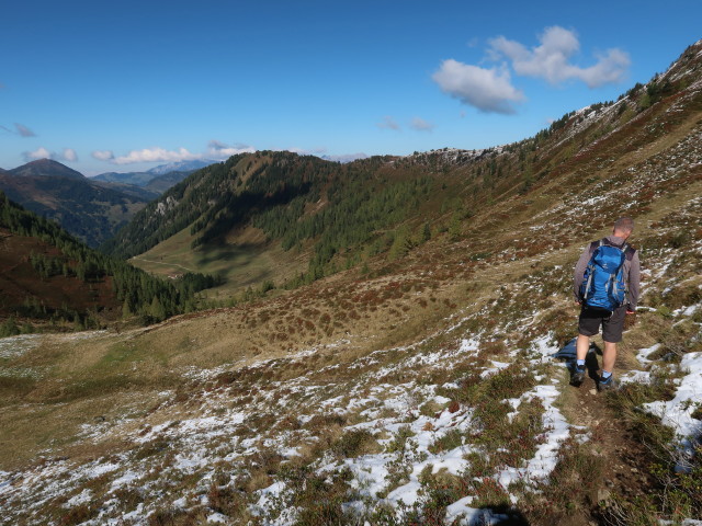 Frank zwischen Rettensteinjoch und Schöntalscherm (9. Okt.)