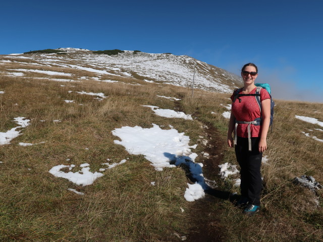 Sabine zwischen Windscharte und Messnerin