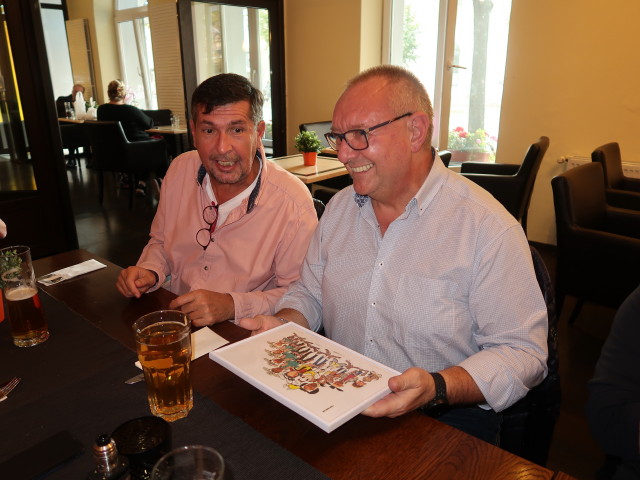 Josef und Karl im Ristorante Pizzeria Dolce Vita