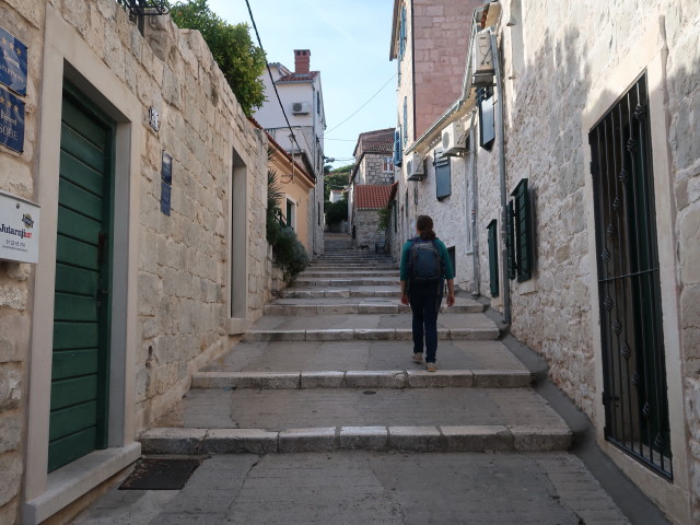 Sabine in der Senjska ul. in Split (26. Okt.)