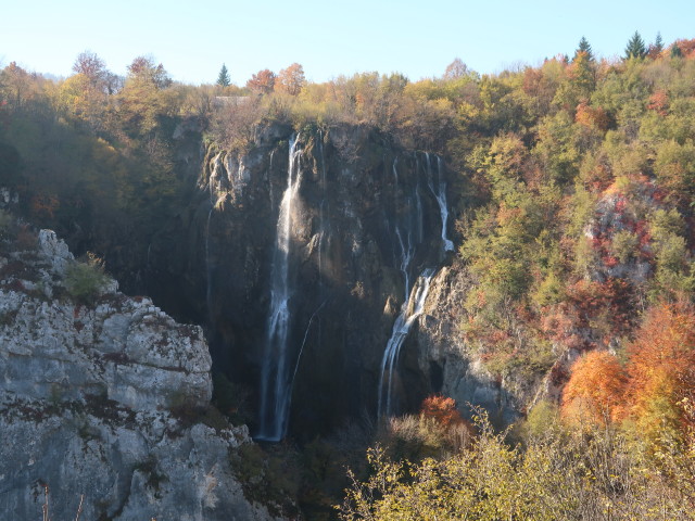 Veleki slap im Nacionalni park Plitvicka jezera (30. Okt.)