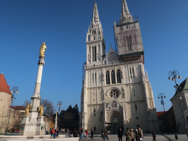 Zagrebacka katedrala in Zagreb (31. Okt.)