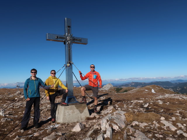 Ronald, Christian und ich am Windberg, 1.903 m