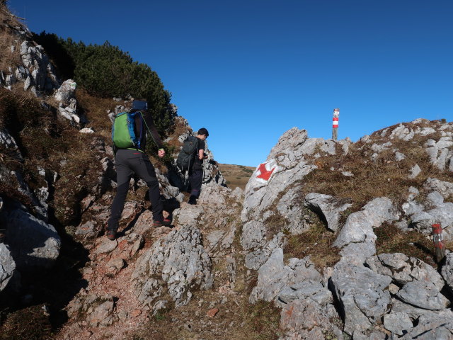 Christian und Ronald zwischen Knopperwiese und Michlbauerhütte