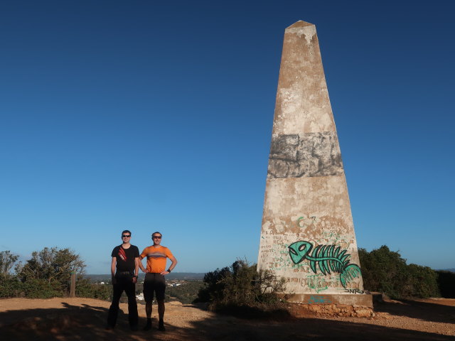 Ronald und ich am Atalaia, 109 m (28. Nov.)