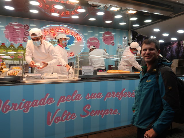 Ronald bei der Churraria Núria in Pinhal Novo (1. Dez.)