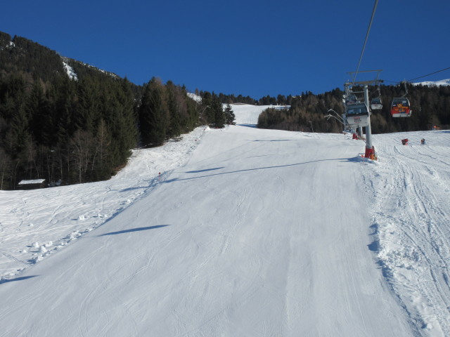 Tal-Abfahrt von der Hochzeigerbahn aus